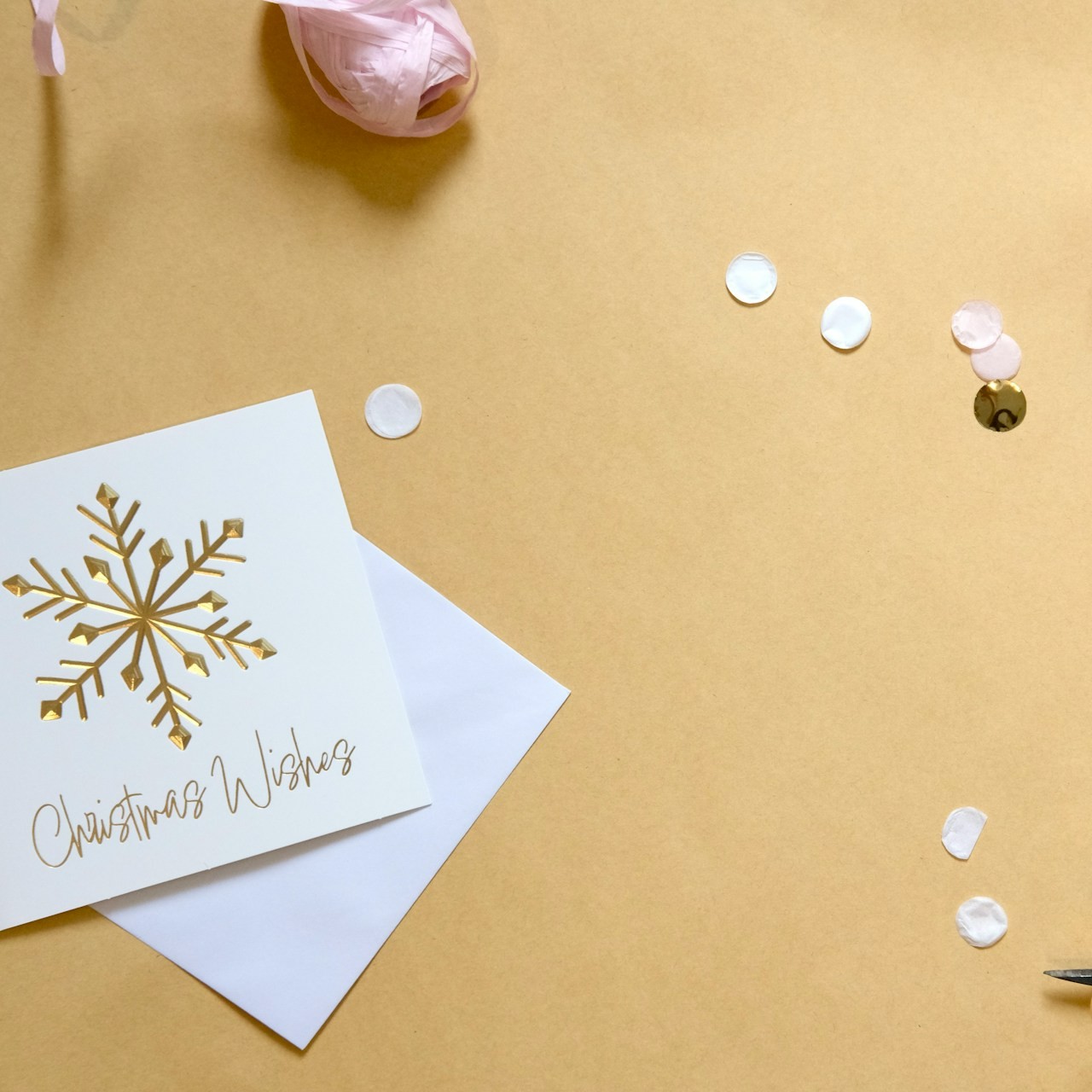 christmas-card-with-gifts-on-table